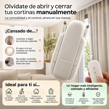 Corredor de persianas electricas
